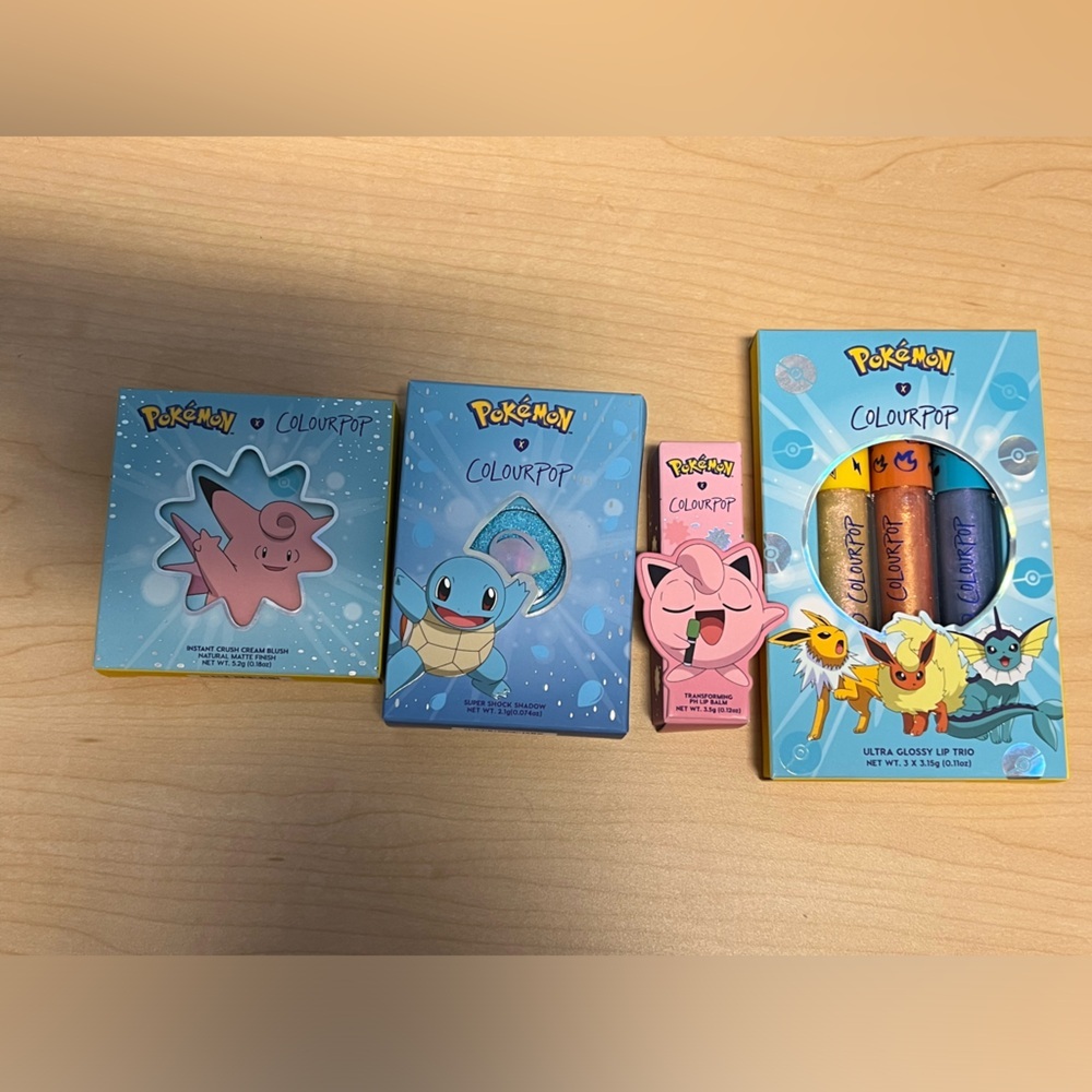 Colourpop Pokémon makeup set